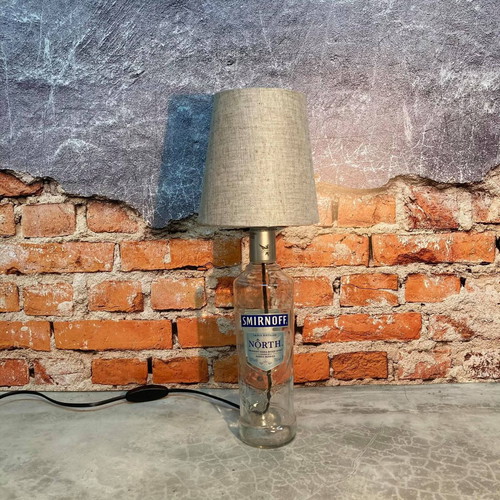 Desk lamp made from Smirnoff ice vodka bottle new