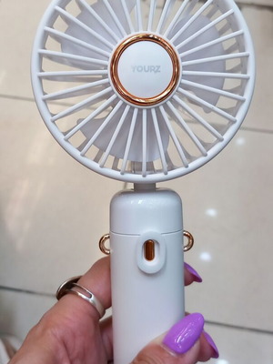 Handheld fan new rechargeable with three speed settings