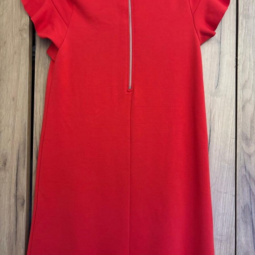 Girls' dress size 140 cm like new, red
