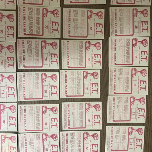 ET The Extra-Terrestrial Panini Stickers pack like new