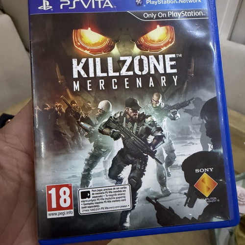 Killzone Mercenary PS Vita game used, complete with Greek cover