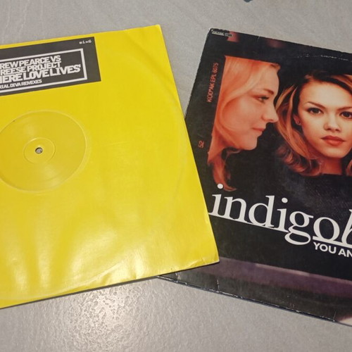 Vinyl records pack of 4, electronic music