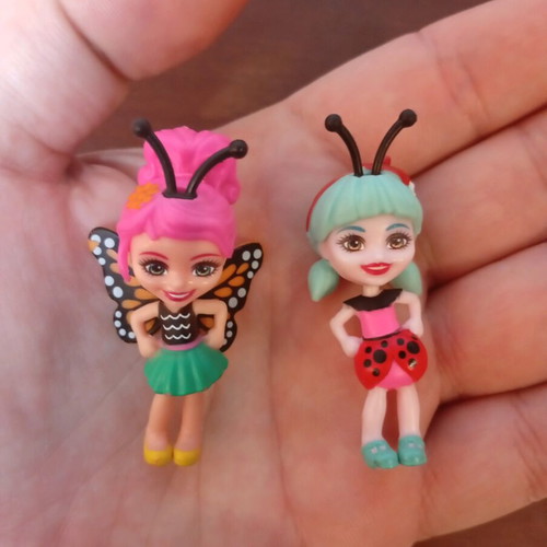 Mattel Enchantimals Petal Park Bug Buddies small figures set like new