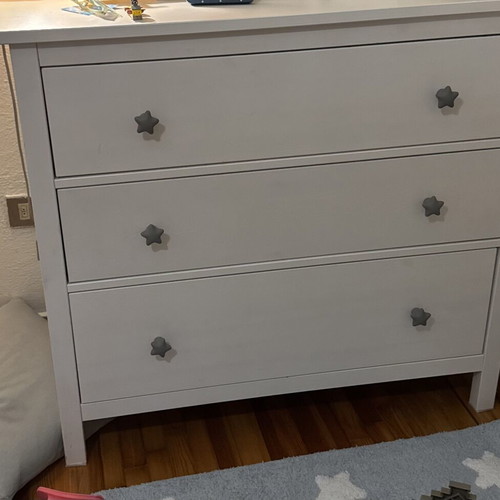 Hemnes dresser with Zara Home handles
