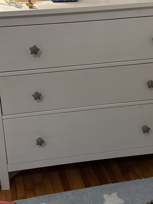 Hemnes dresser with Zara Home handles