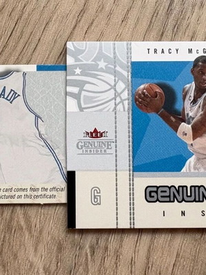 2003-04 Fleer Tracy McGrady Game-Worn Jersey Patch Card like new