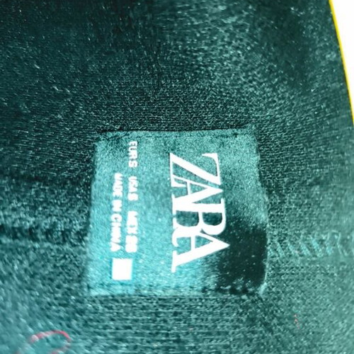 Zara black coat like new, classic warm design, size S
