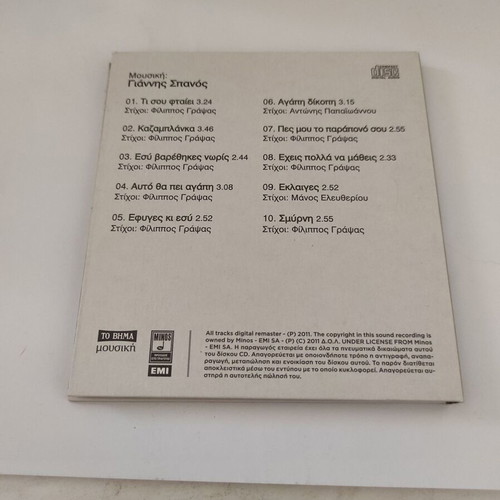 O Mitropanos Tragoudaei Spano CD like new, laiko