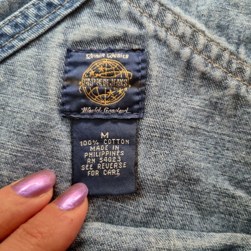 GAP vintage μπλε τζιν σαλοπέτα, μέγεθος M, 90s