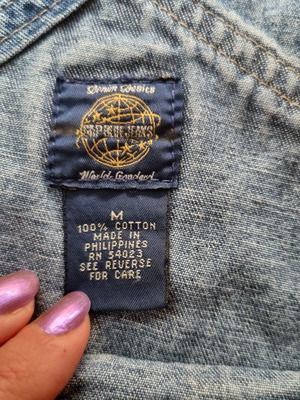 GAP vintage μπλε τζιν σαλοπέτα, μέγεθος M, 90s