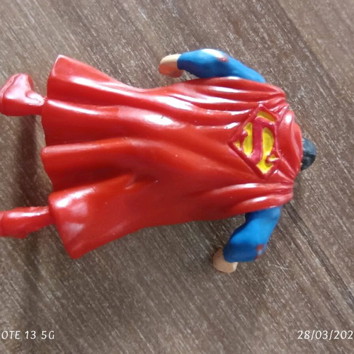 Super Man figure used, 9cm height