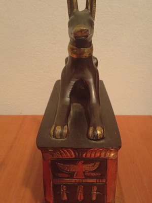 Anubis Shrine decorative like new, Egyptian