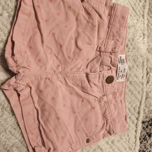 Zara pink shorts used, 6-9 months