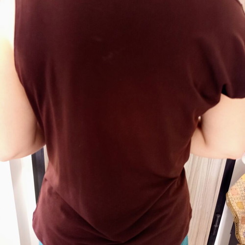 Creative Design Works women's brown top size Large like new