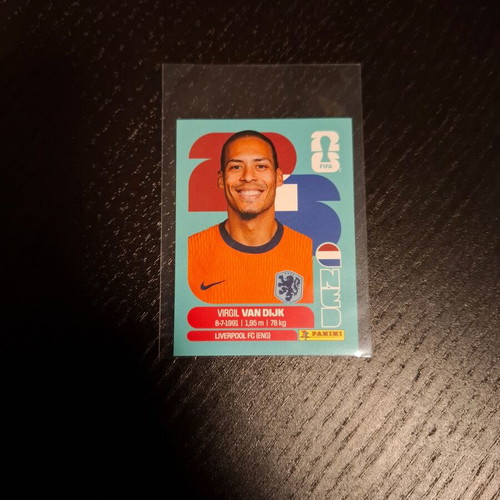 Virgil Van Dijk Panini FIFA World Cup 2026 sticker