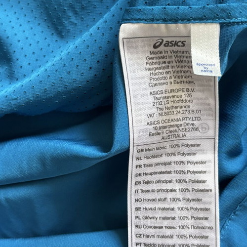 Asics MotionProtect running jacket unisex, size S, like new, blue