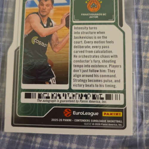 Veteran Ticket Card Saras Jasikevicius like new