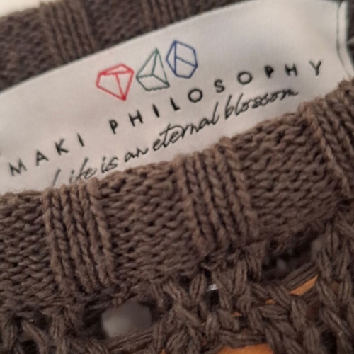 maki philosophy knitted dress