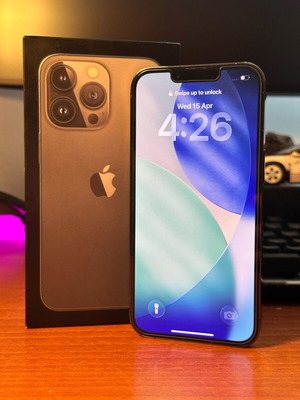 iPhone 13 Pro 128GB σαν καινούργιο, γκρι, 100% υγεία μπαταρίας