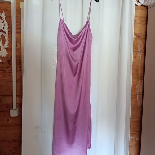 Pink slip dress new, sizes S and M