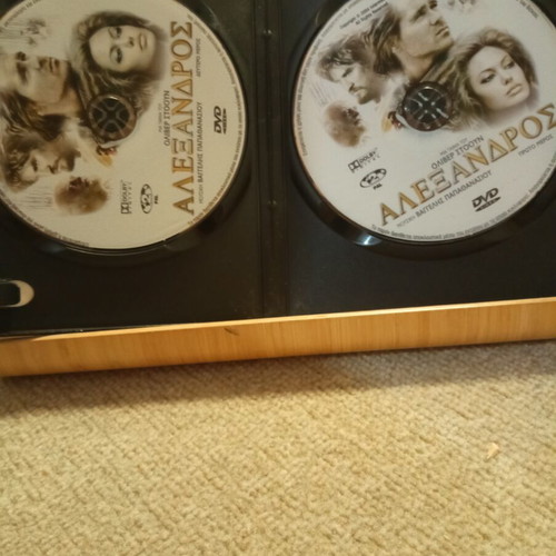 DVDs Monomahos and Megas Alexandros like new, historical, dubbed