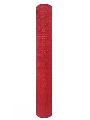 Red wrapping mesh 3m x 50cm new
