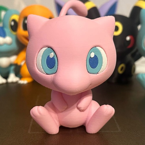 Mew Chibi collectible Pokémon figure
