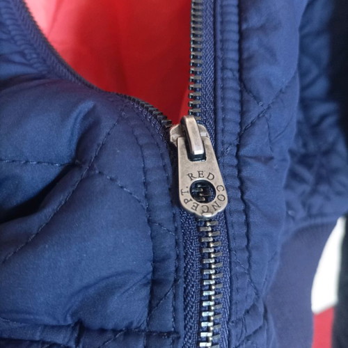 H&M bomber jacket quilted blue size S