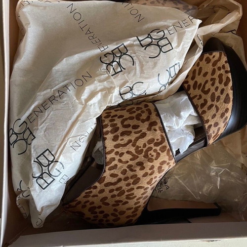 BCBG Maxazria women's animal print high-heeled pumps new