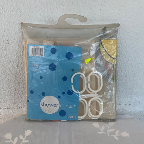 Waterproof shower curtain 1.80x1.80 m new