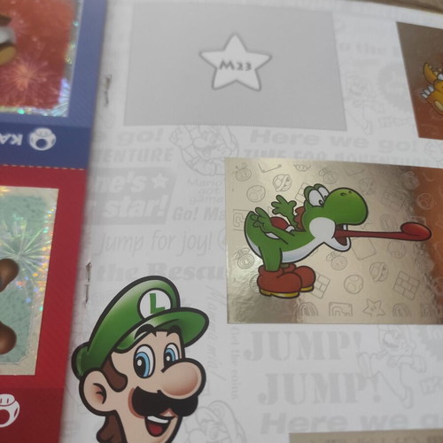 Panini Super Mario album like new with 16 missing stickers