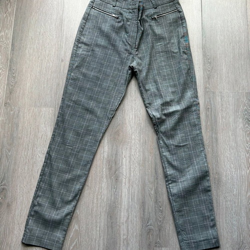 Women's pants grey patterned skinny like new size XS