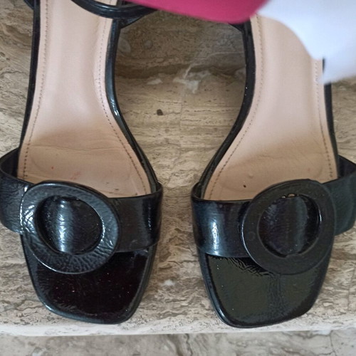 Bibi Lou leather sandals like new, black, size 41