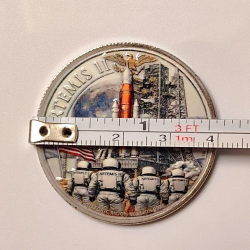 NASA Artemis II Collectible Medal with Display Case new