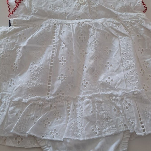 Mini Raxevsky white lace baby dress like new for 3-6 months