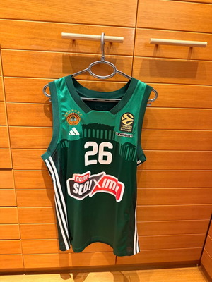 Παναθηναϊκός adidas αγωνιστική φανέλα Lessort 26 σαν καινούργια