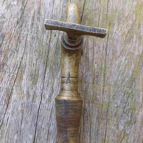 Barrel tap used, old brass