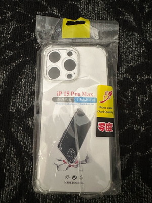Διάφανη θήκη iPhone 15 pro max καινούργια με προστασία κάμερας