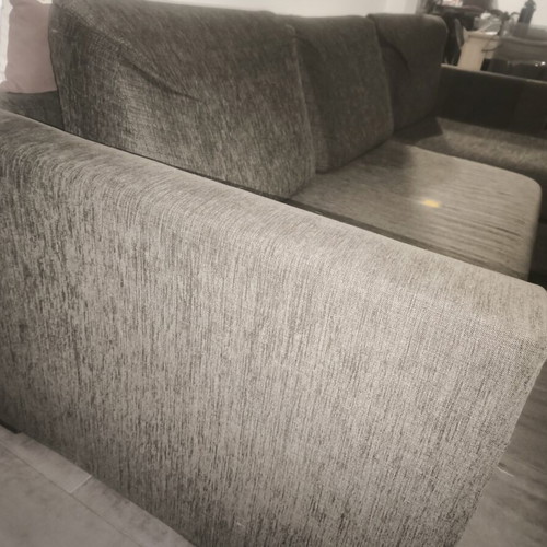 Neoset dark brown corner sofa used