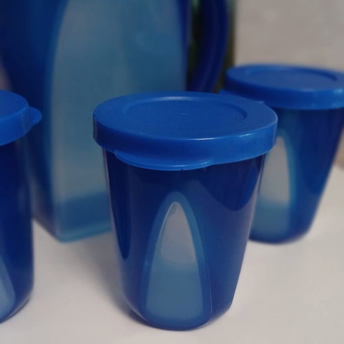 Tupperware Magic series jug 1.7L with 4 glasses new