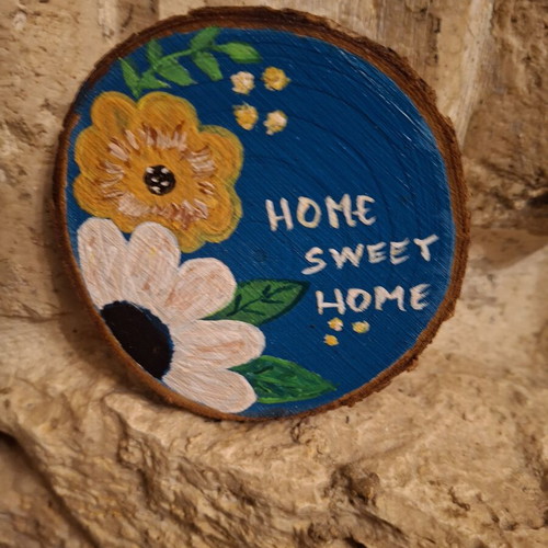 Wooden magnet handmade