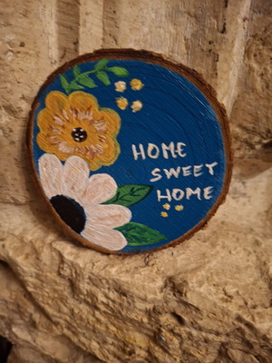 Wooden magnet handmade
