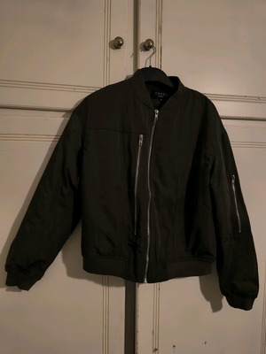 Bomber women's jacket like new, green, size M