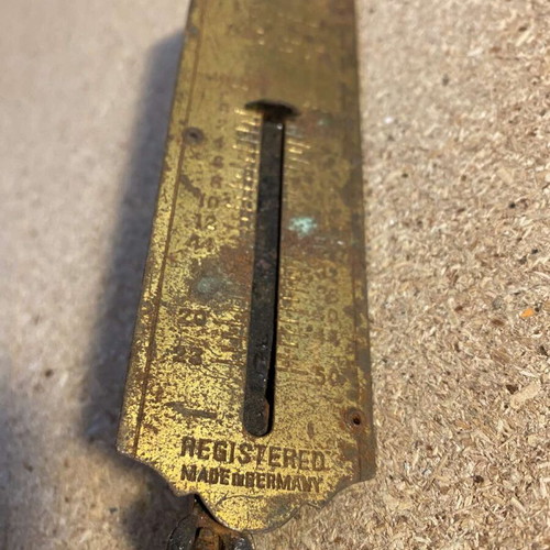 German pocket scale used vintage