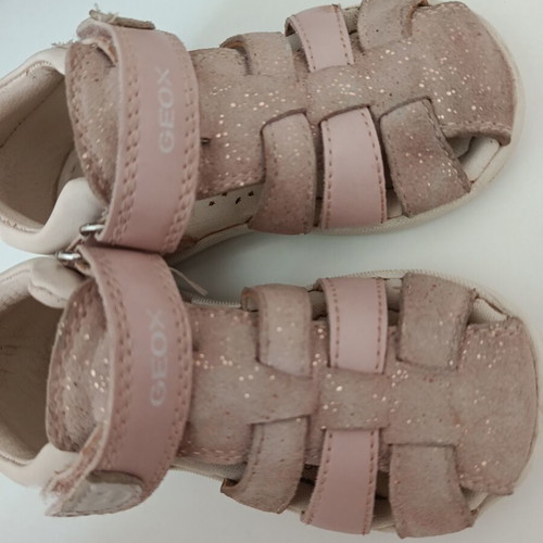 Geox Macchia sandals for girl used, pink size 22