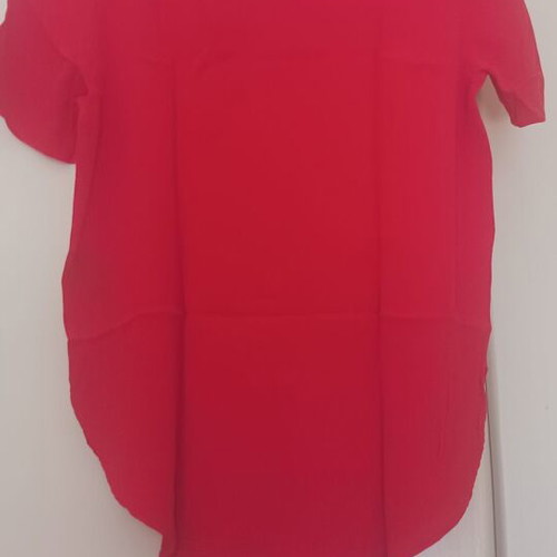 H&M red blouse like new, loose fit, size XXL