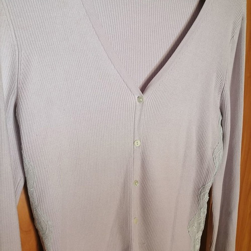 Madeleine women's cardigan purple/lilac like new, size L