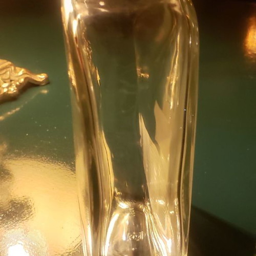 Empty bottles used with various liquor labels