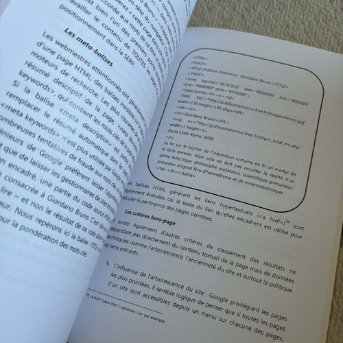 Google book like new, in French
