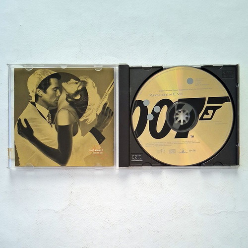 James Bond 007 Goldeneye Soundtrack Limited Edition Gold CD used